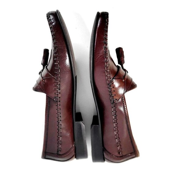 Florsheim Mens Brown Dress Tassel Loafer Men Shoes Size 10D - Picture 4 of 16